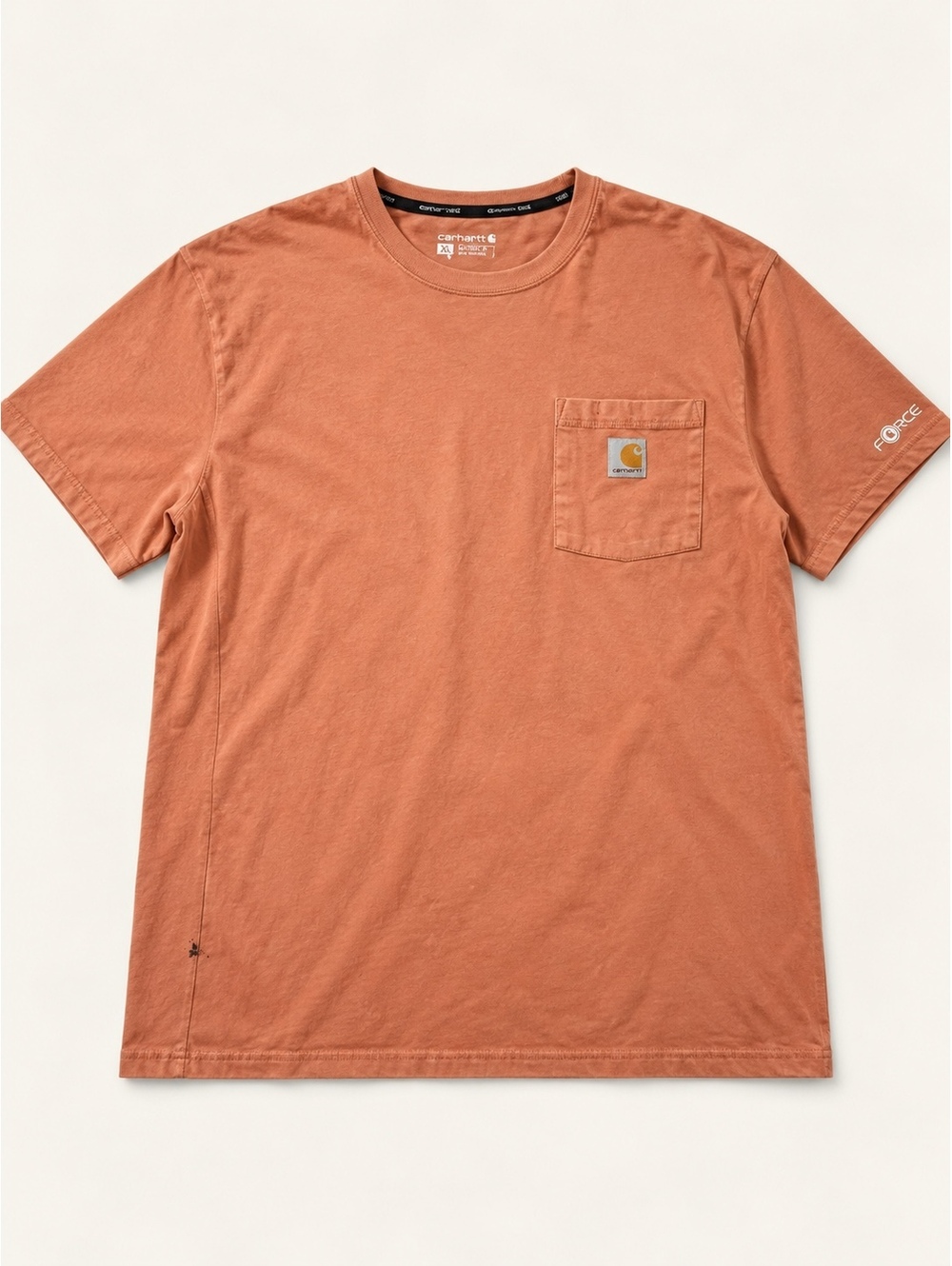 Carhartt Force Pocket T-Shirt Men’s XL Relaxed Fit Salmon Orange New